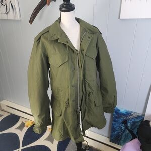Men's Green Military Style Jacket